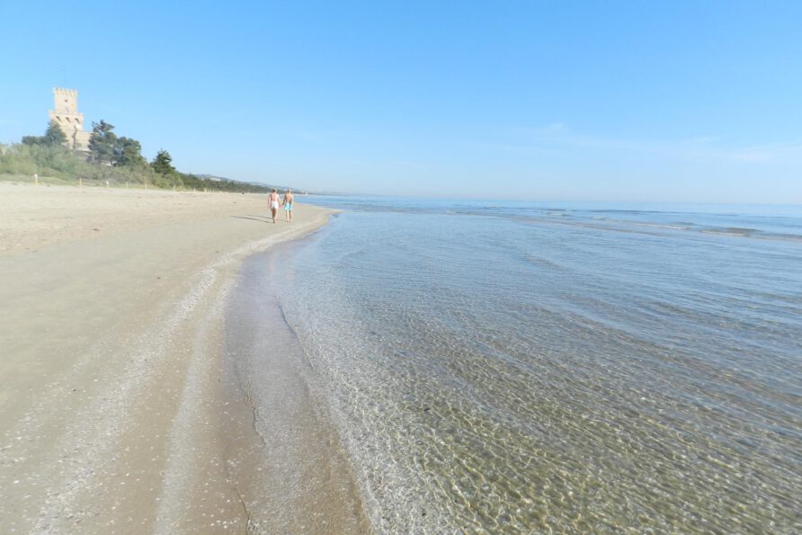 Silvi beach and see Abruzzo