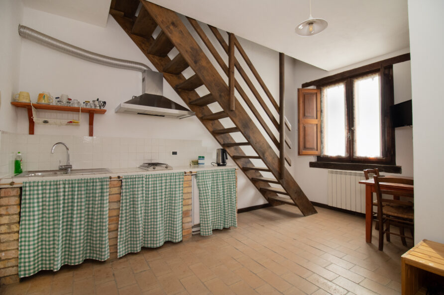 Italy Abruzzo Torre Mannella apartment stables kitchen
