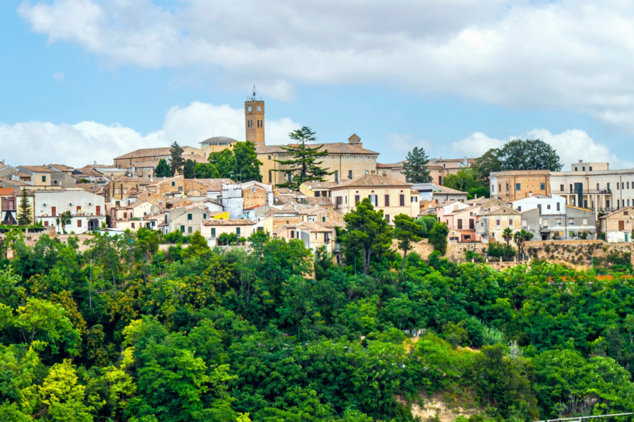 Italy abruzzo village